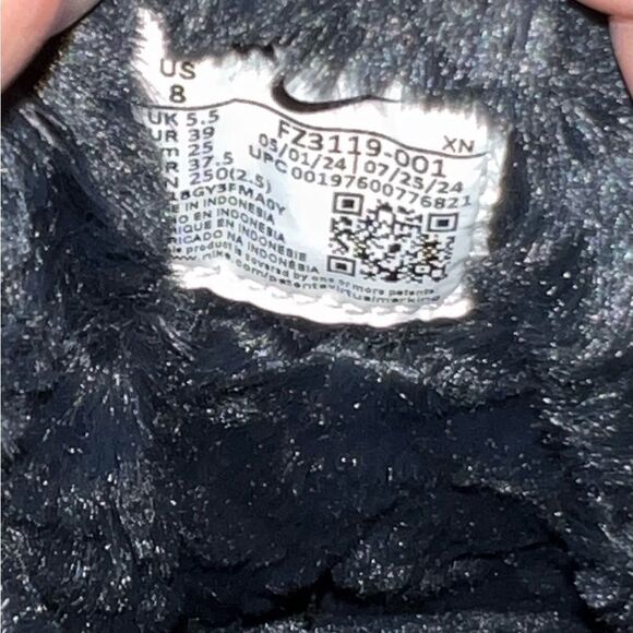 Nike Calm Mule Slide Black Athletic Slides Slippers - Picture 9 of 9